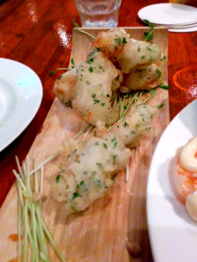 Deep fried crocodile.