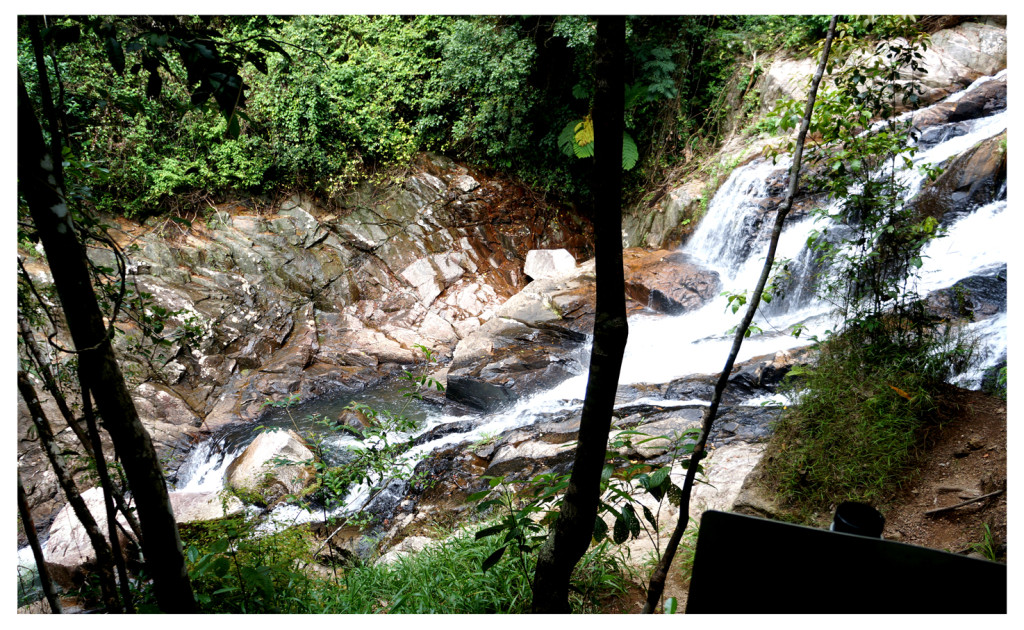 Dinner Falls, lower pools
