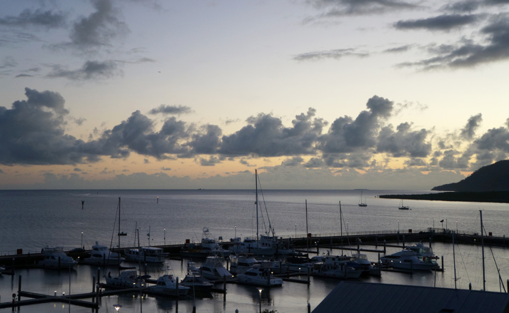 Dusk at the marina