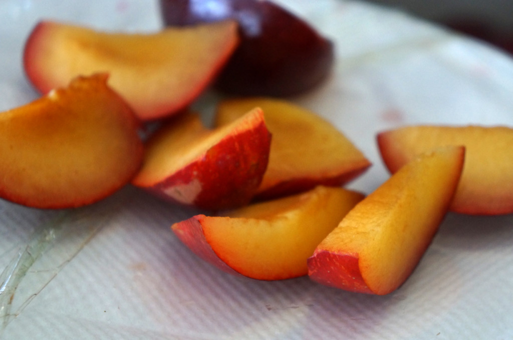Fresh juicy peaches