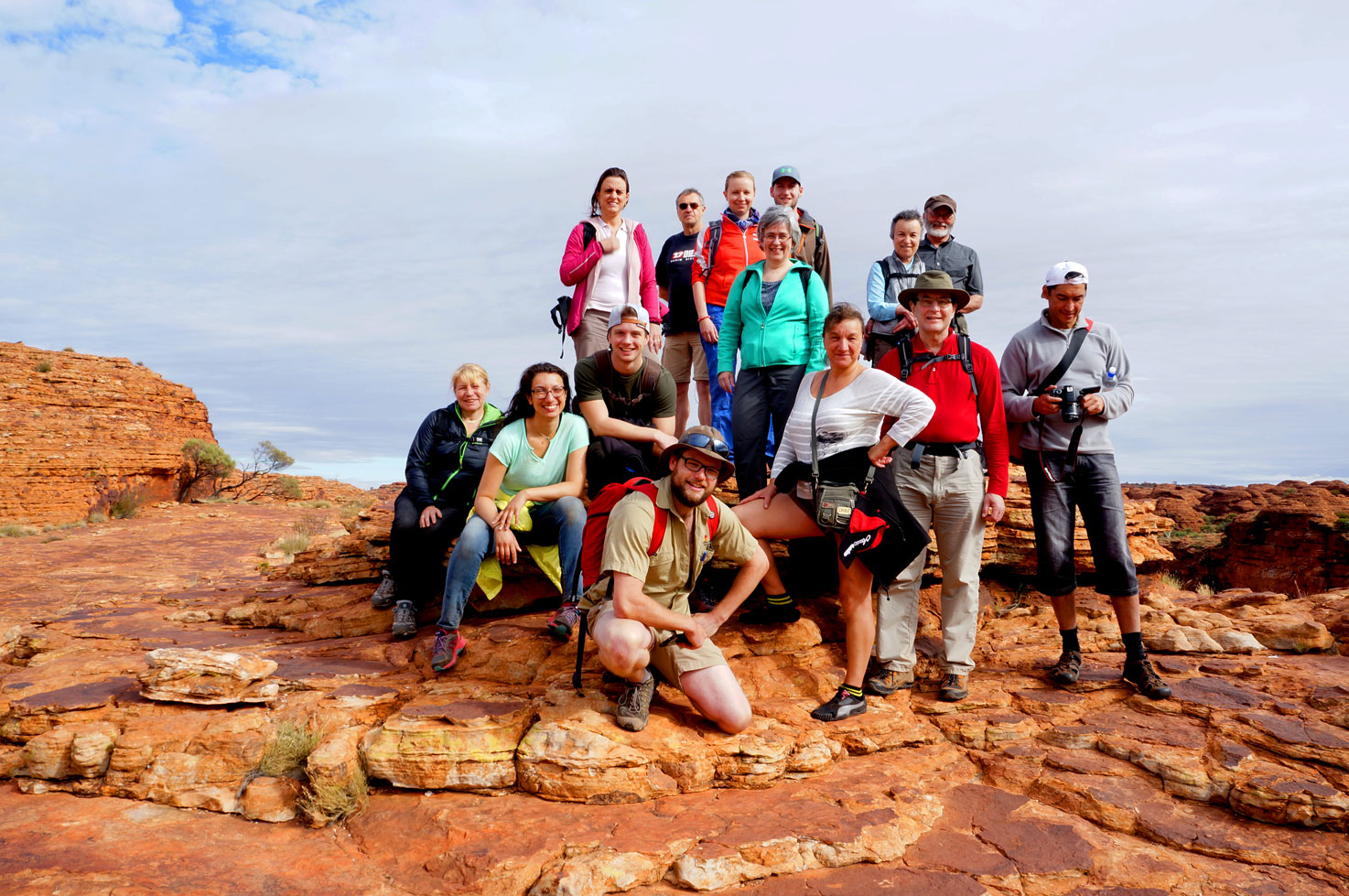 Group shot at Kings Canyon
