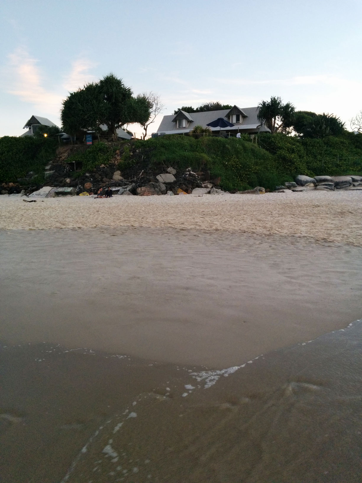 Beautiful views of the beach from this house