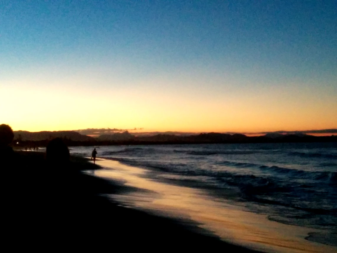 Sunset on Belongil Beach