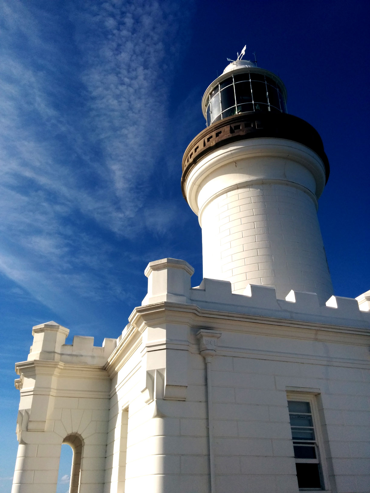 Deep blue skies at the Byron Bay Lighthouse