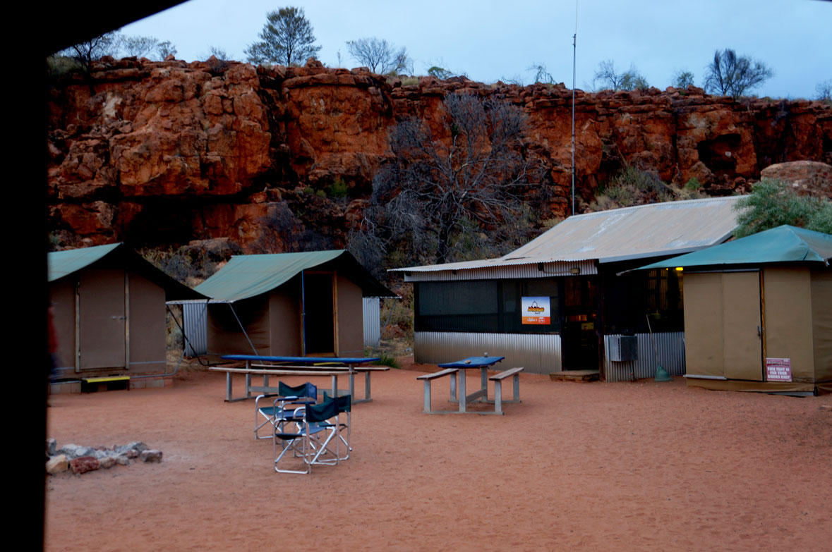 Permanent tents provided by Adventure Tours Australia