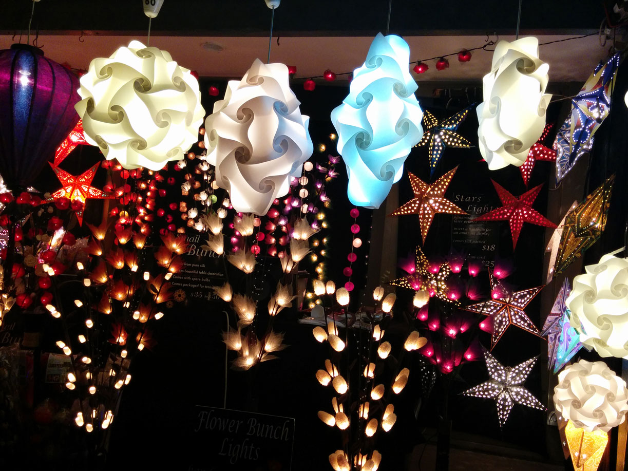 Super pretty lights, Byron Bay