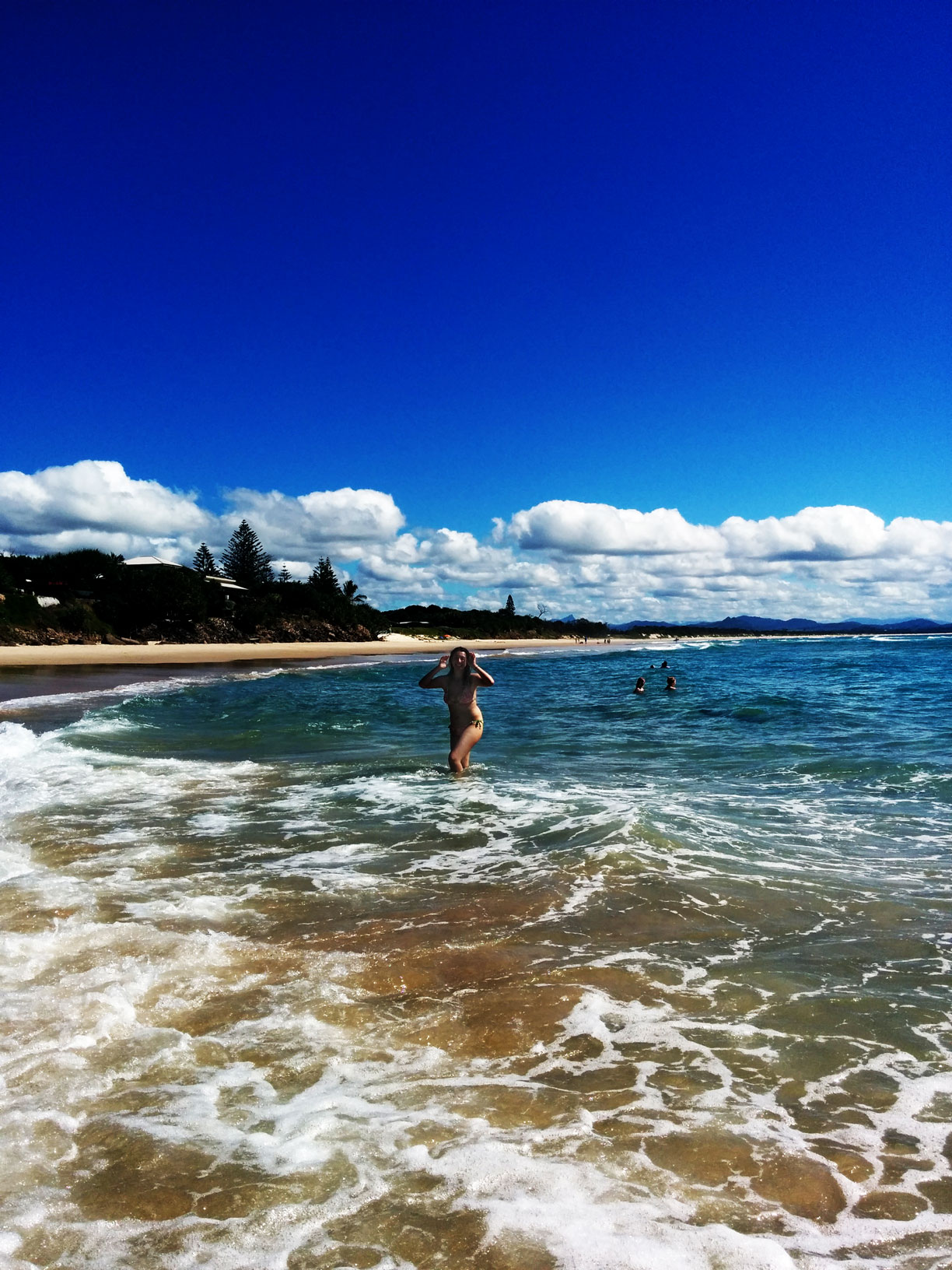 Silvia Stroie, Belongil Beach