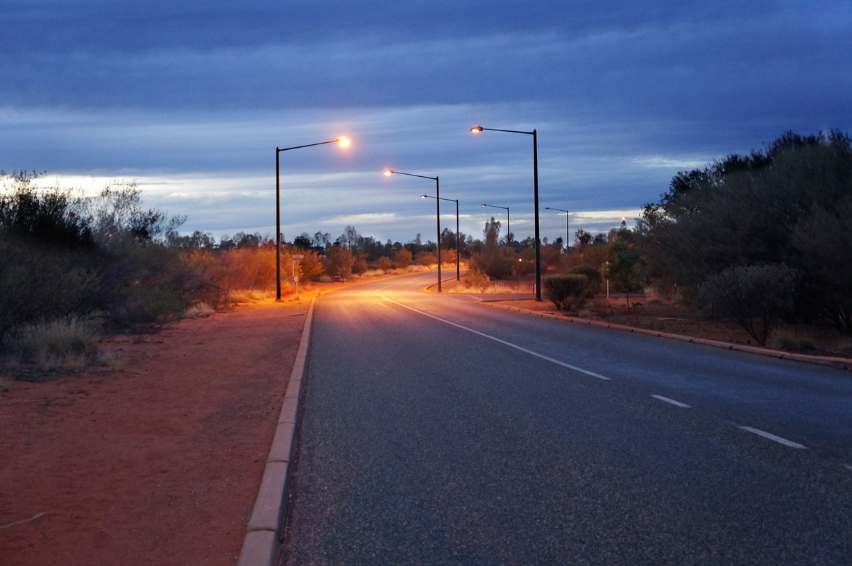 Yulara's main road