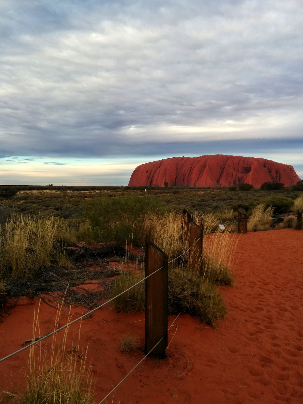 Sunset at Uluru