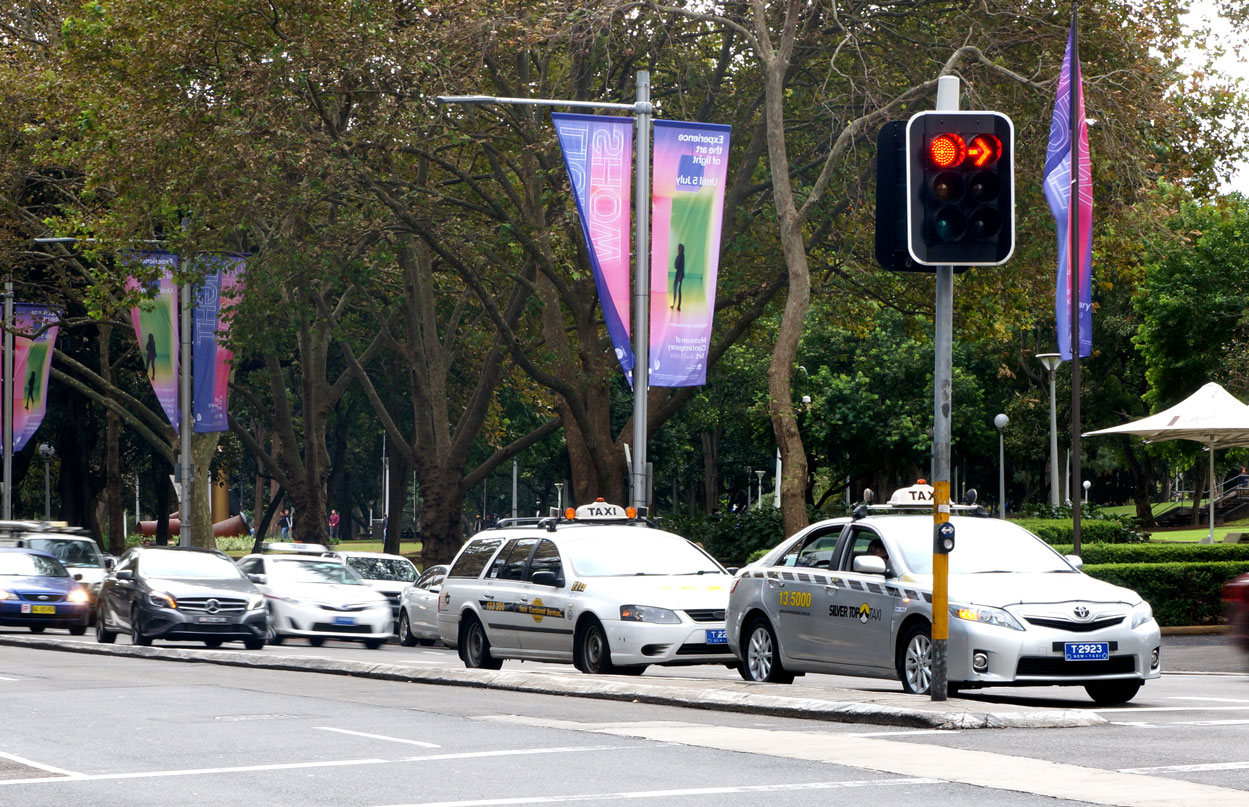 The taxi cabs here threw me for a loop: they look like cop cars to me. And the actual police had neon pink swirled on the side of the cruisers, looking like tour guided cars. Everything is upside down here!