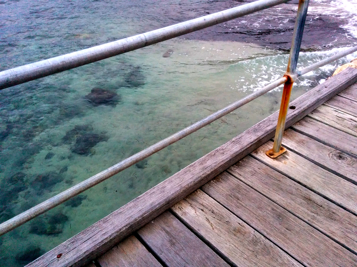 I couldn't get over how clean the water was