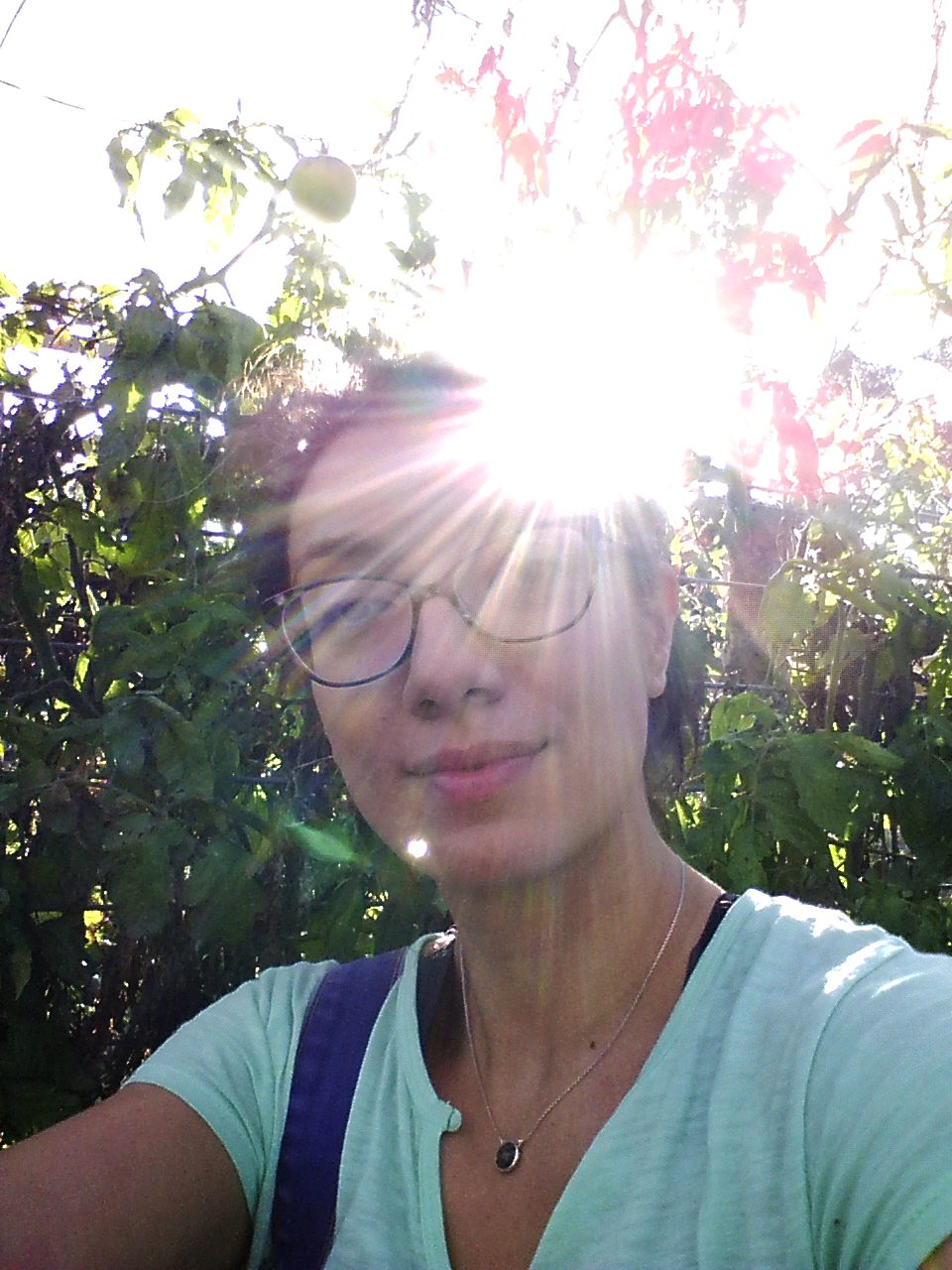 Garden selfie
