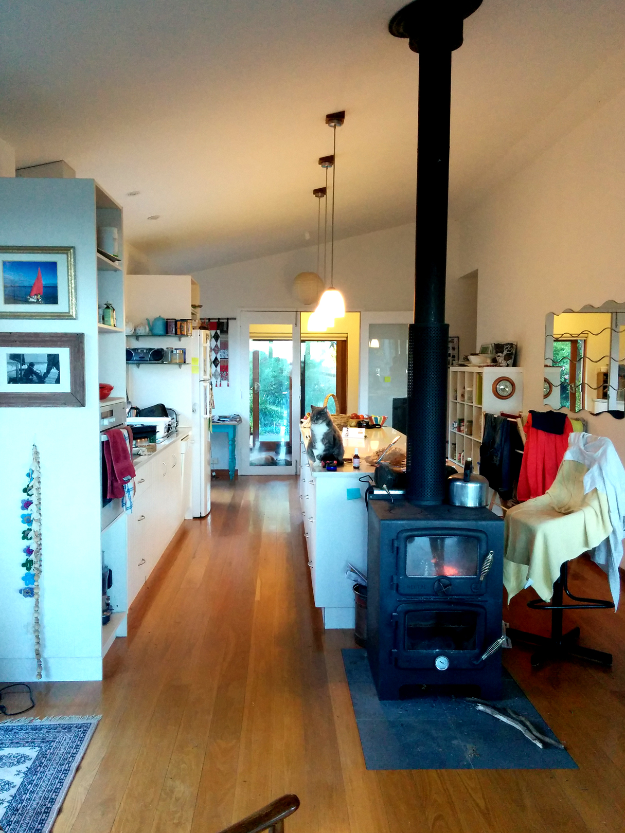 The kitchen and the merry little stove