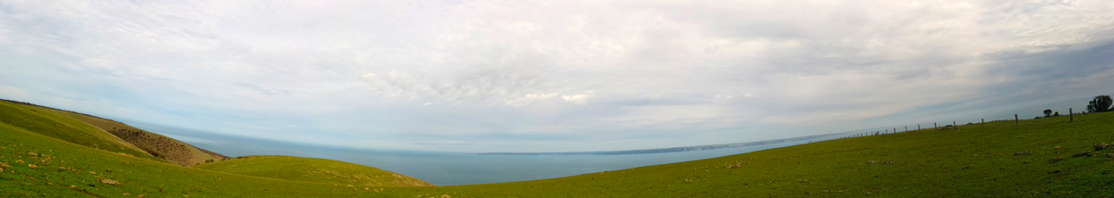 View from the top of the hill