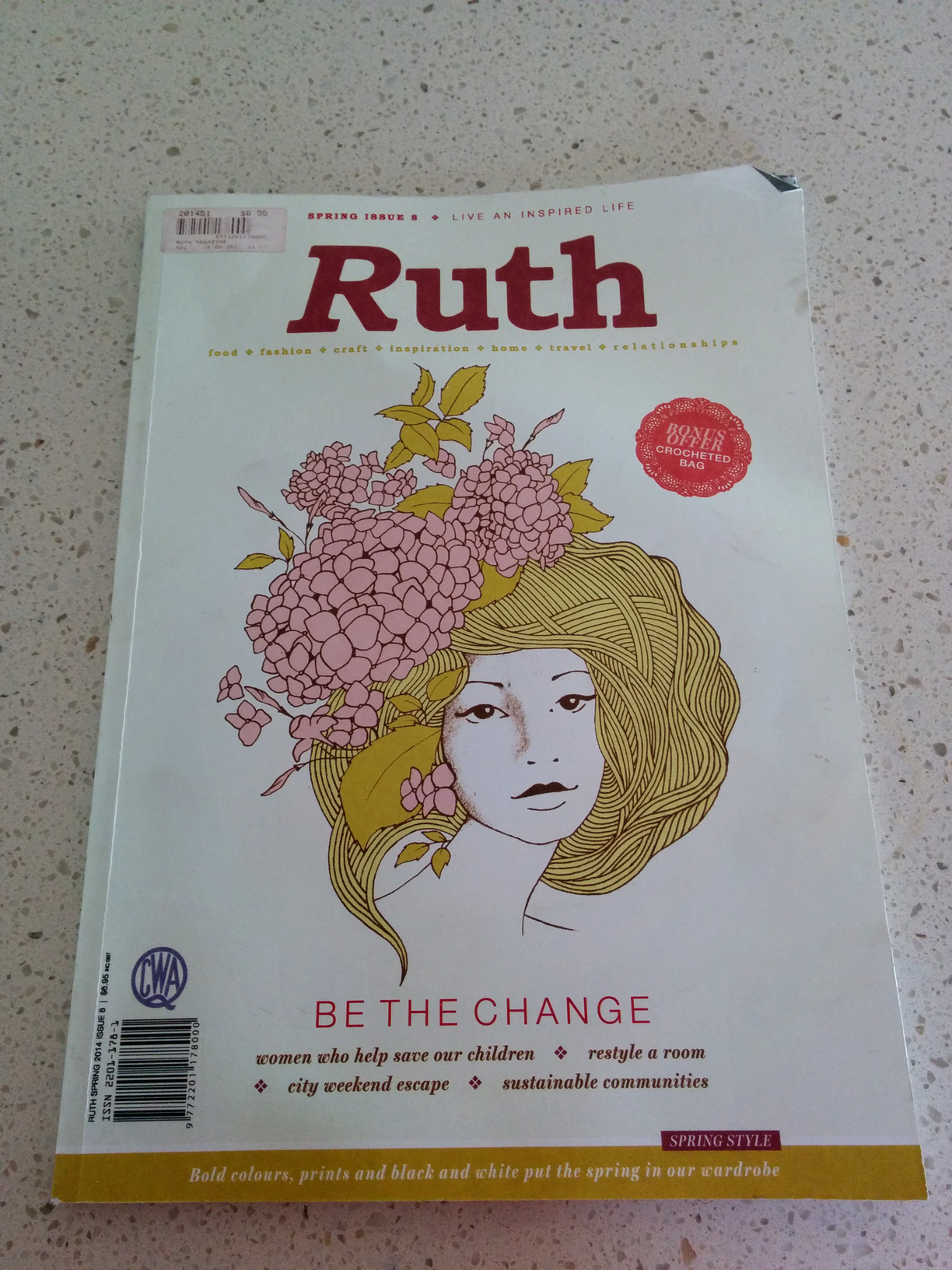 Magazine with Ruth's name on it :)