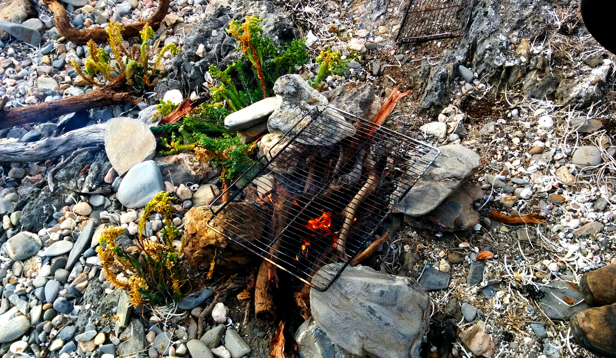The campfire