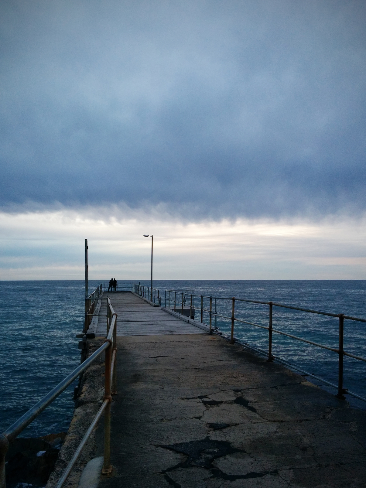 Long view of the pier