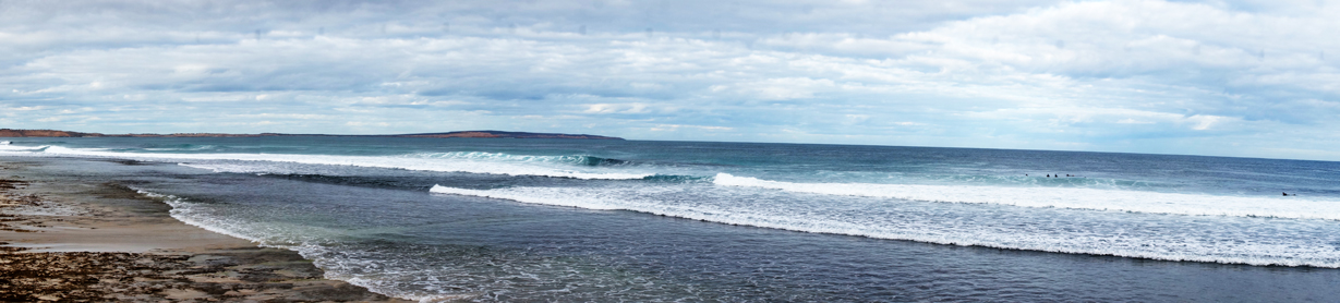 Look at this beach. Look at the water. It's a place of worship.