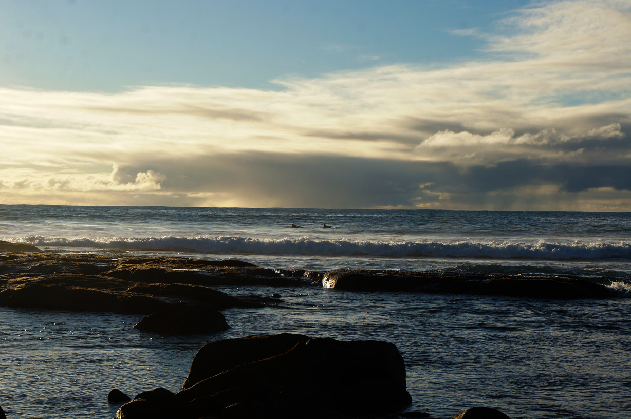 Second lone surfer...I guess they're not lone if there are two...