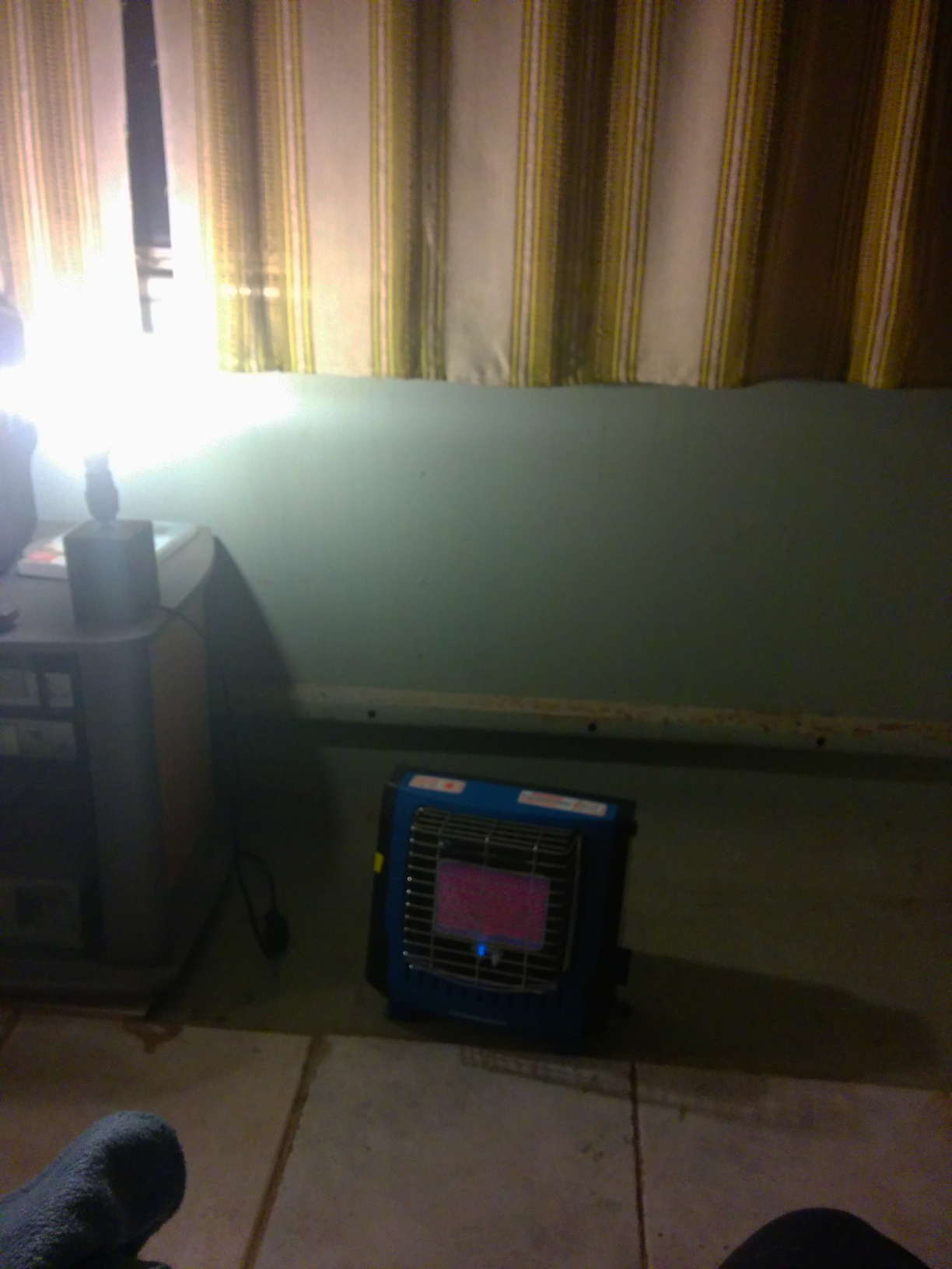 My fireplace in the bus