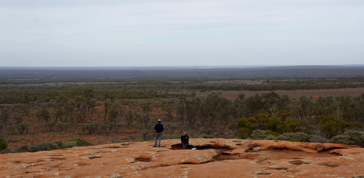 Gazing out over the expanse