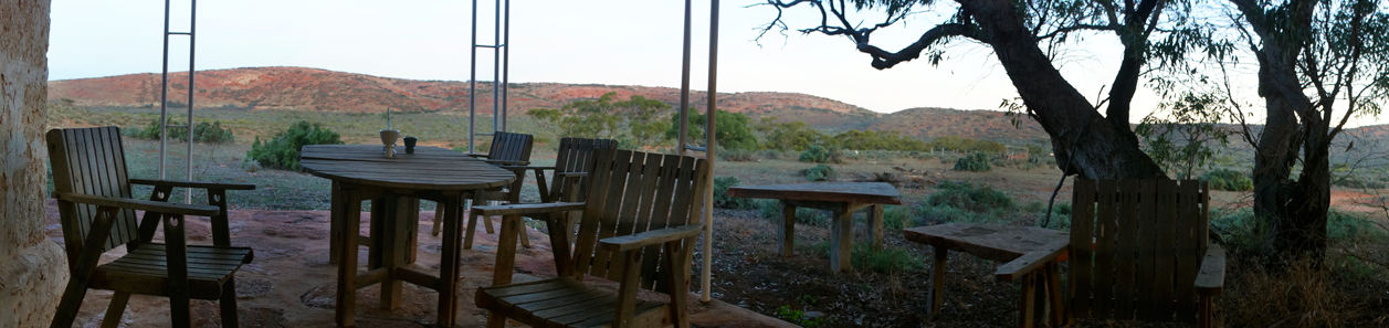 The view from the small house veranda...magic.